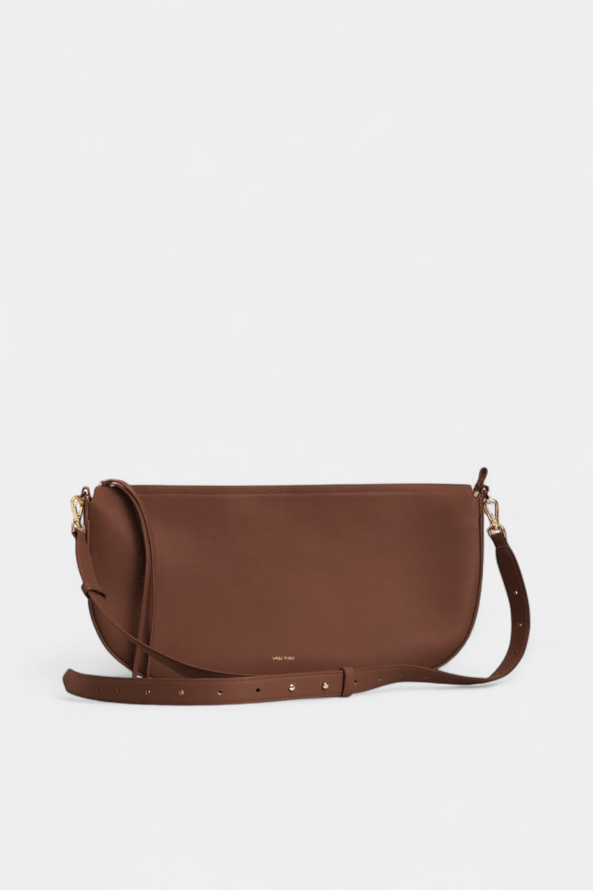 Коричнева сумка Denise v3901-15012 VIKELE STUDIO (золота фурнітура)