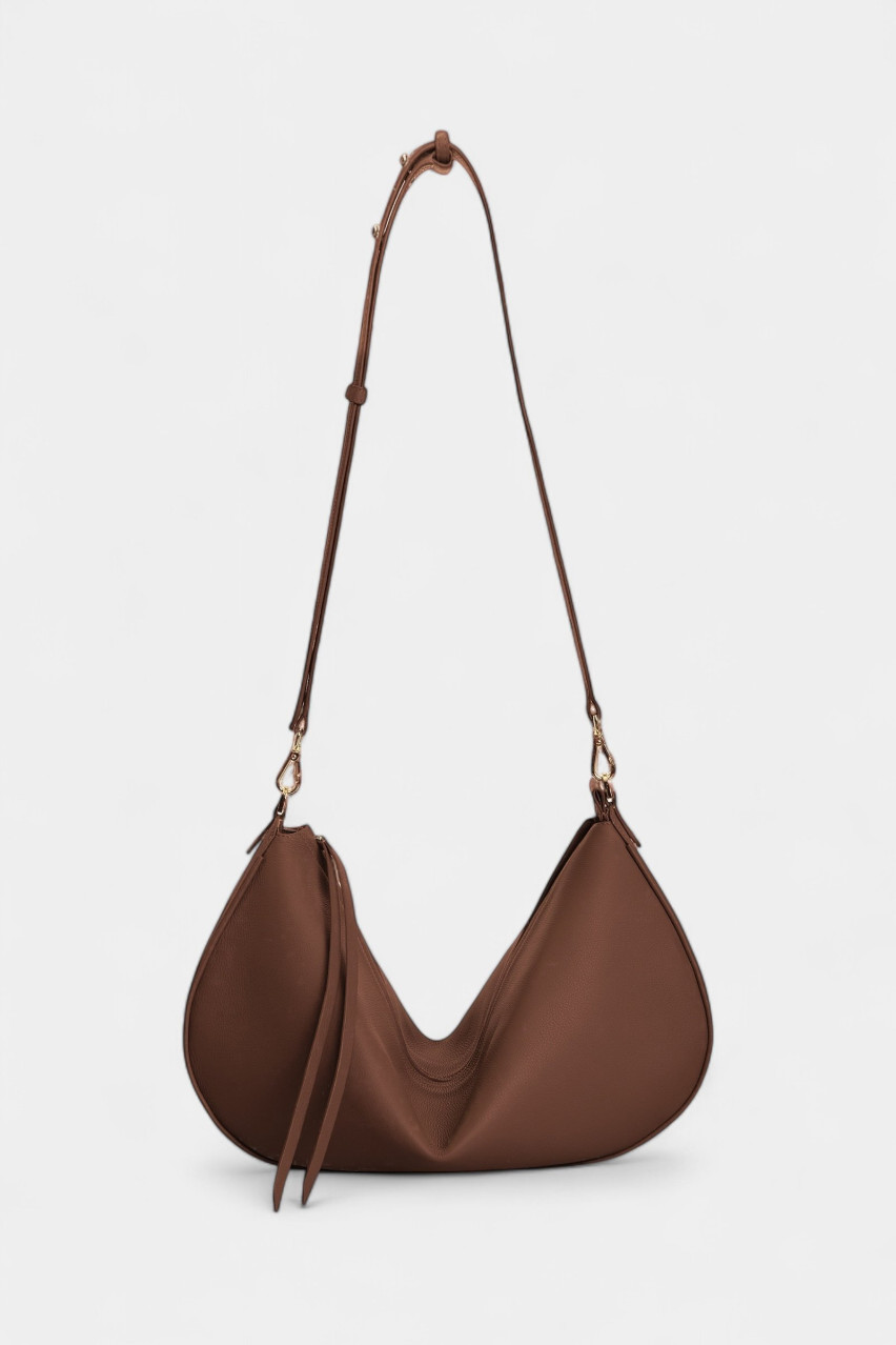 Коричнева сумка Denise v3901-15012 VIKELE STUDIO (золота фурнітура)