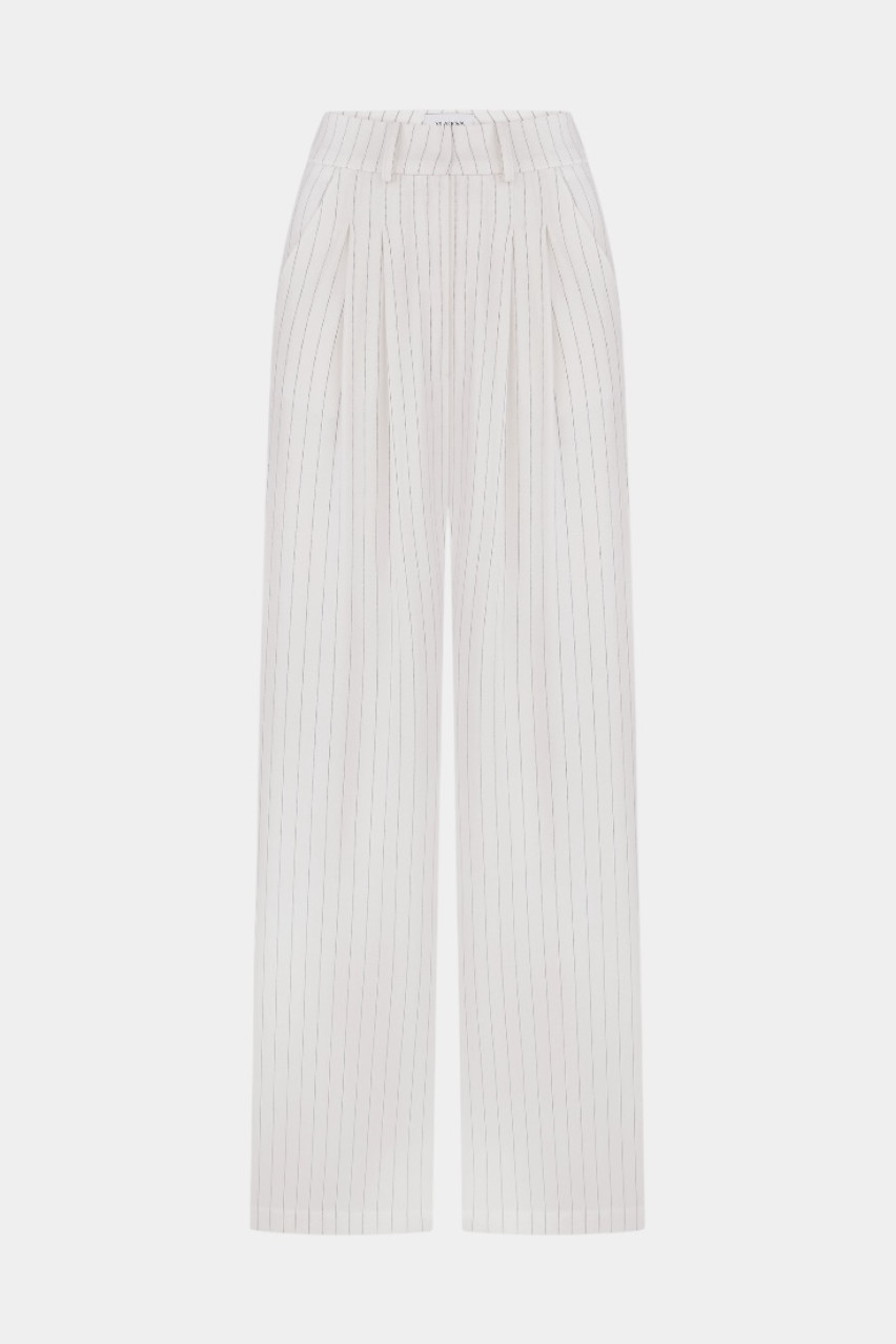 Молочные брюки в полоску VLADOVA