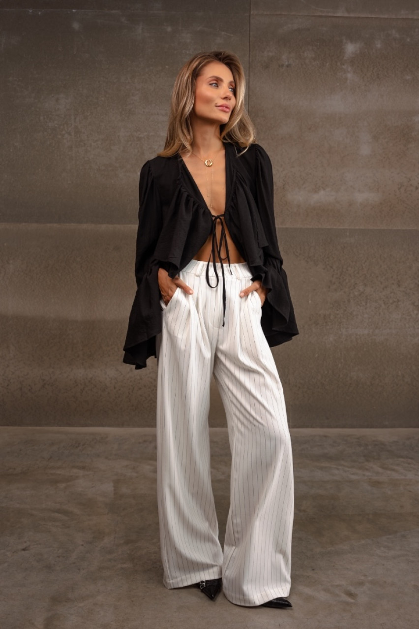 Чорна блуза Boho VLADOVA