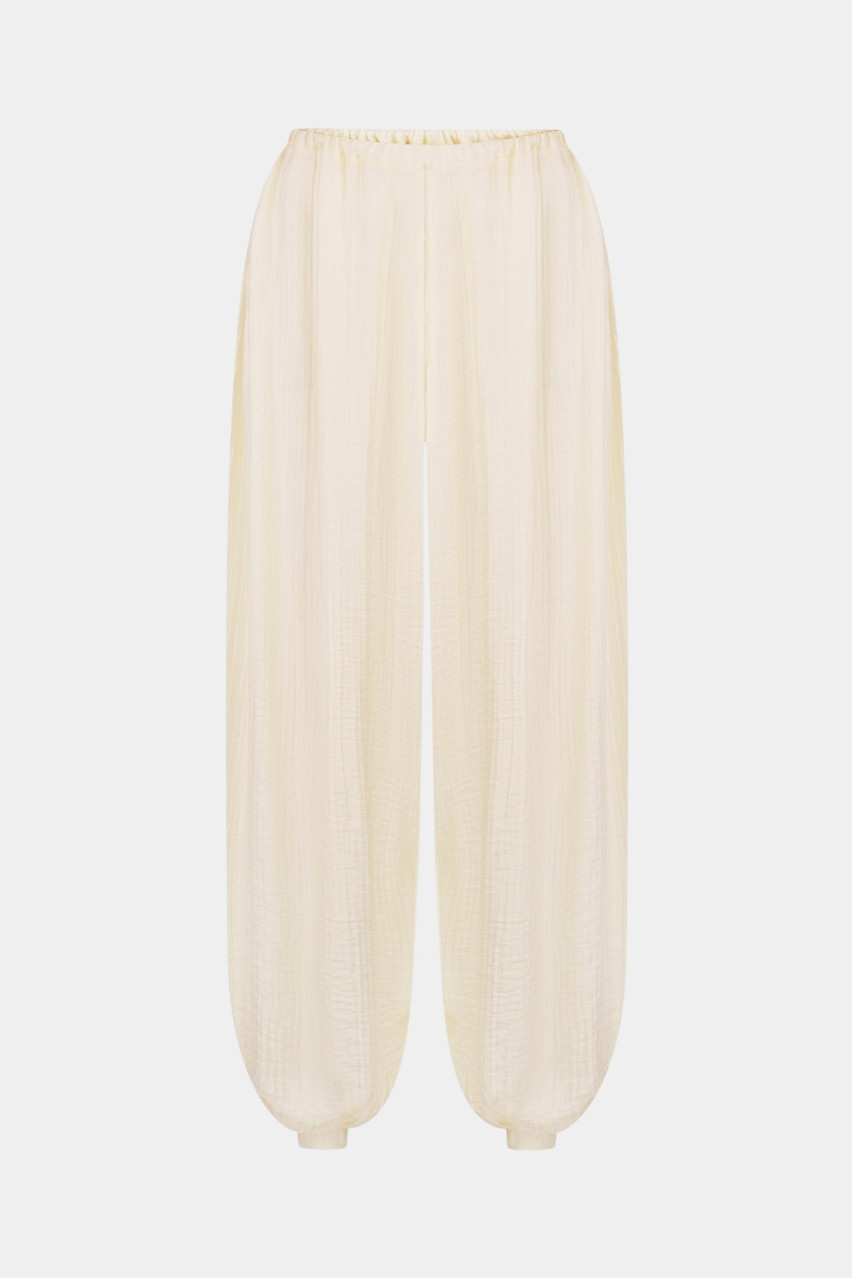 Желтые брюки-аладдины VLADOVA