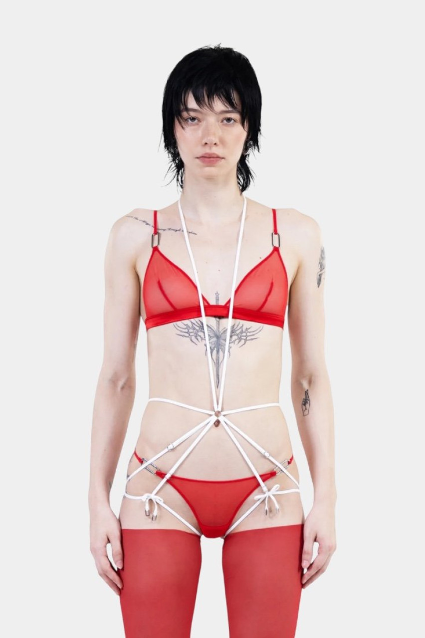 Белый бондаж Vesper Zhilyova