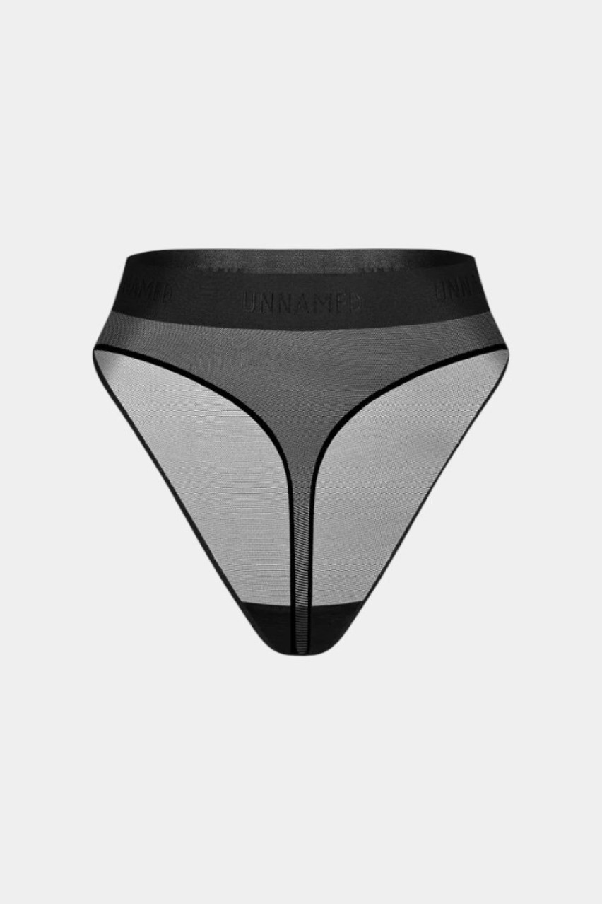 Черная танга Hanna с высокой посадкой Zhilyova