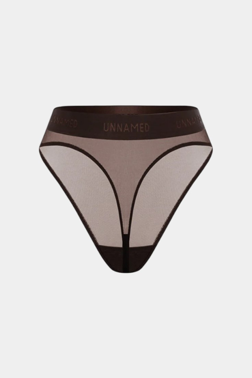 Коричневі танга Hanna з високою посадкою Zhilyova