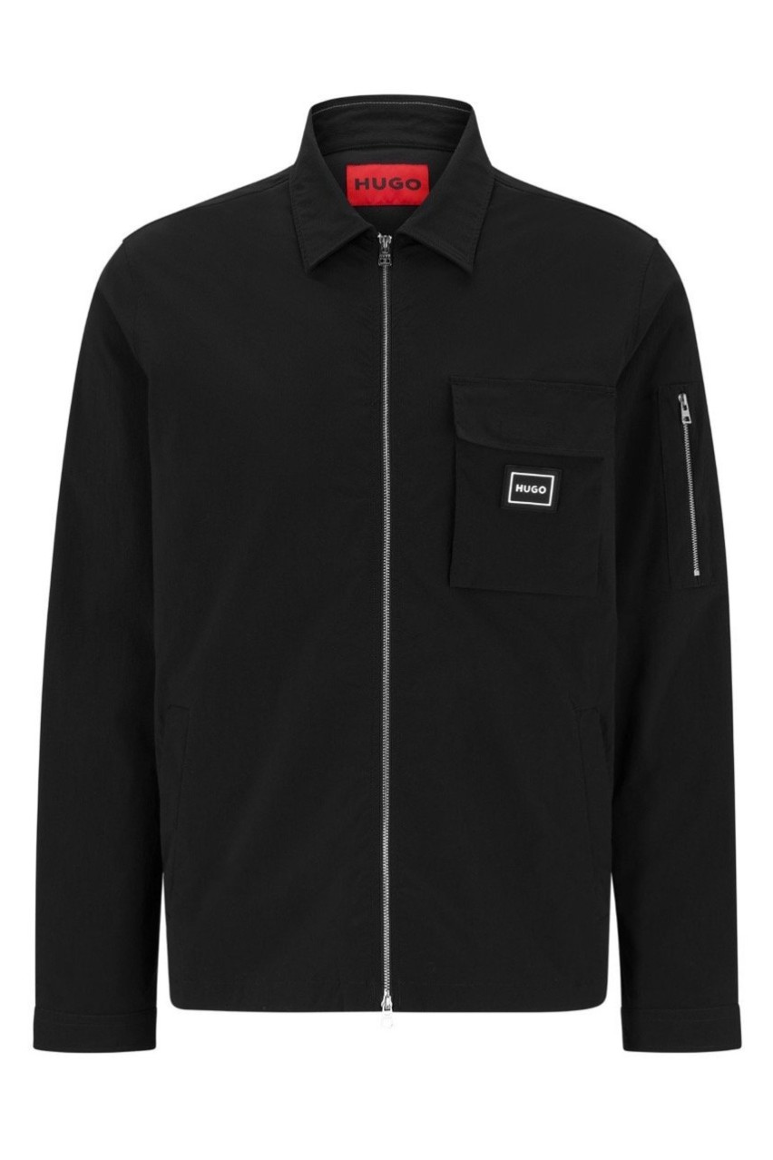 Черная ветровка HUGO