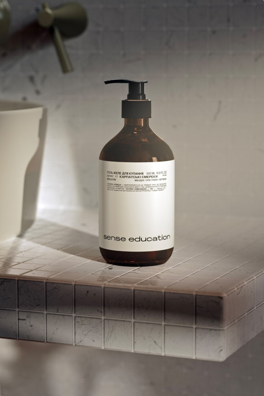 Гель-желе для купания «Карпатские ели» GEL500SM sense education